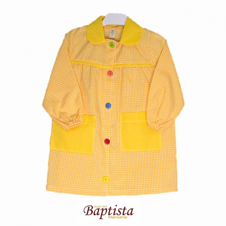 Babi botones colores en amarillo