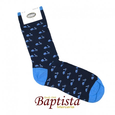Calcetines Vespas azules