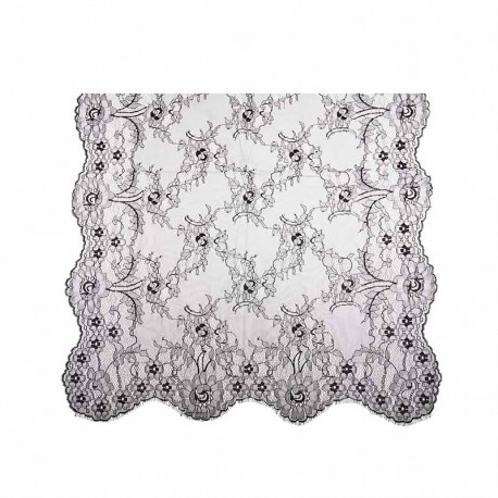Mantilla Chantillí 065 x 170 negro