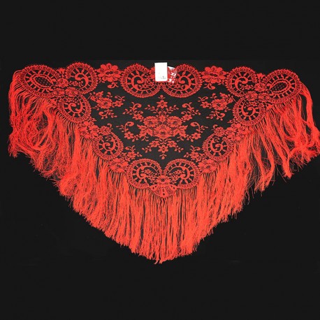 Chalina Encaje 60 x 115 Rojo Ref.F11050