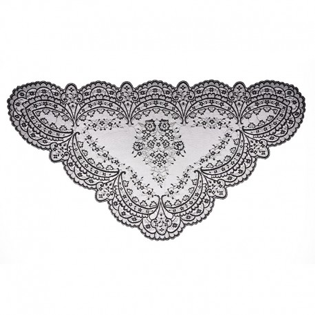 Velo Encaje Triangular 60 x 120 Negro Ref. 101