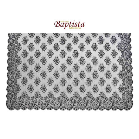 Mantilla Chantillí bordado 120 x 250