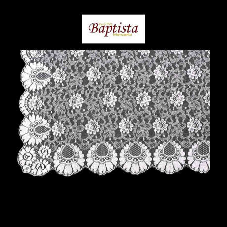 Mantilla Blonda 110 x 220 Blanca Ref. 904