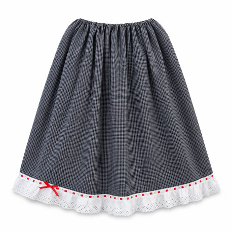 Falda de segadora de mujer con manguitos