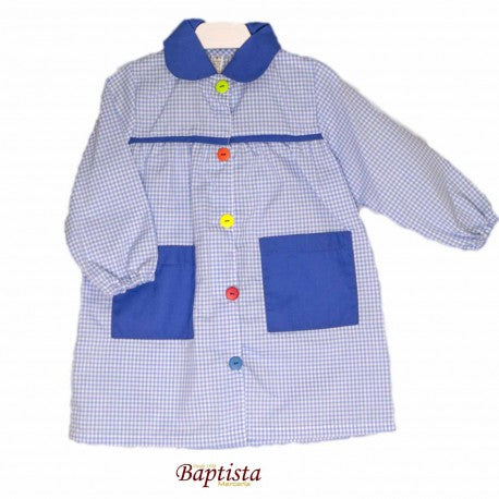 Babi botones colores en celeste