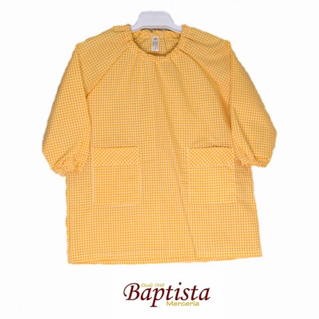 Babi cuello goma amarillo