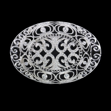 Broche plateado Ref.2404
