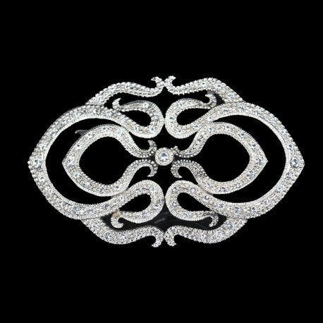 Broche plateado Ref.2405