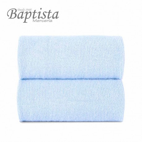 Calcetín alto liso Azul Bebé C.410