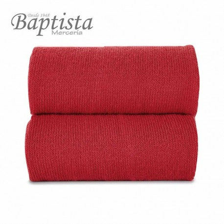 Calcetín alto liso rojo C.550