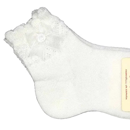 Calcetín fantasía lazo organza