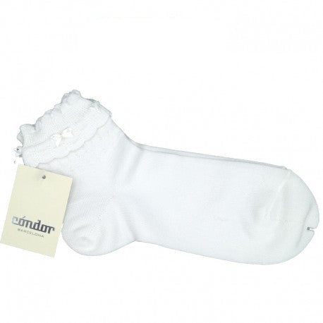 Calcetines P. vuelto con flores