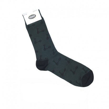 Calcetines patinete verde oscuro