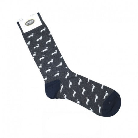 Calcetines perritos gris