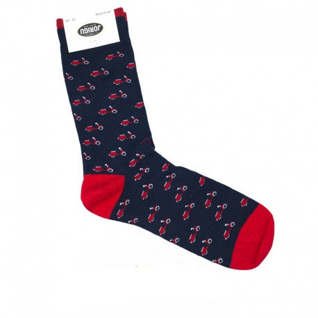 Calcetines Vespas rojas