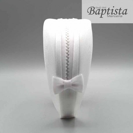 Diadema blanca lazo
