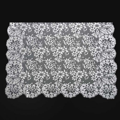 Mantilla Volar Chantillí Gris plata 100 x 220 Ref. 0.81414