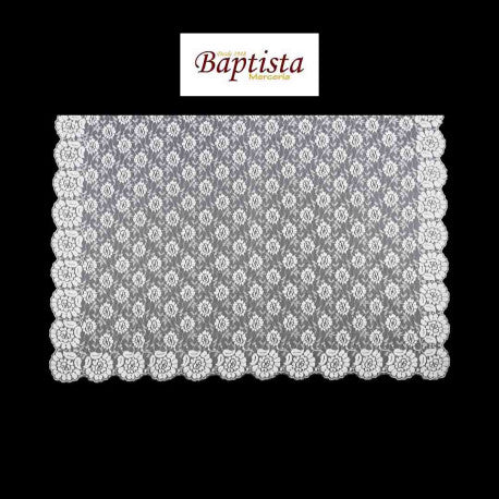 Mantilla blonda 130 x 250 negro