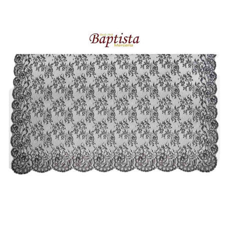 Mantilla Blonda 130 x 250 Blanco Ref.196