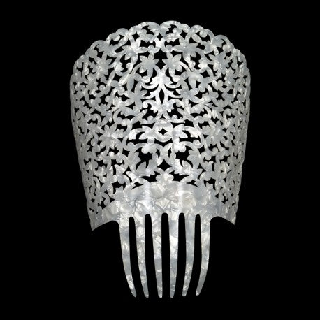 Peineta mantilla Ref. N-96-M Nácar