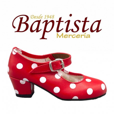 Zapatos flamenca rojos